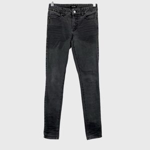 White House Black Market Womens Black Skinny Leg Jeans Stretchy WHBM size 2